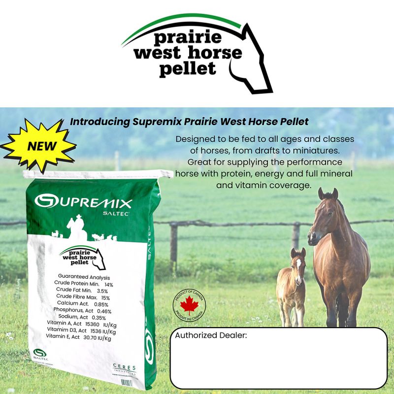 prairie west horse pellet flyer